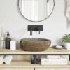 Basin Light grey (30-37) x (25-30) x 12 cm River stone