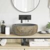 Basin Light grey (38-45) x (30-35) x 15 cm River stone
