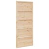 Barn Door Natural 80 x 208 cm Solid Pine wood