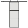 8721288585981_a_en_hd_1.jpg Sliding Door with Hardware Set Black 76x205 cm Tempered Glass