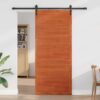 Barn Door Wax brown 100 x 208 cm Solid Pine wood