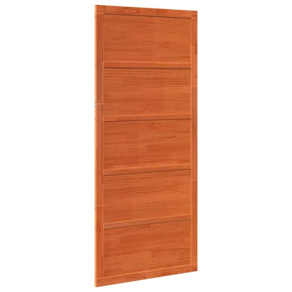 Barn Door Wax brown 100 x 208 cm Solid Pine wood