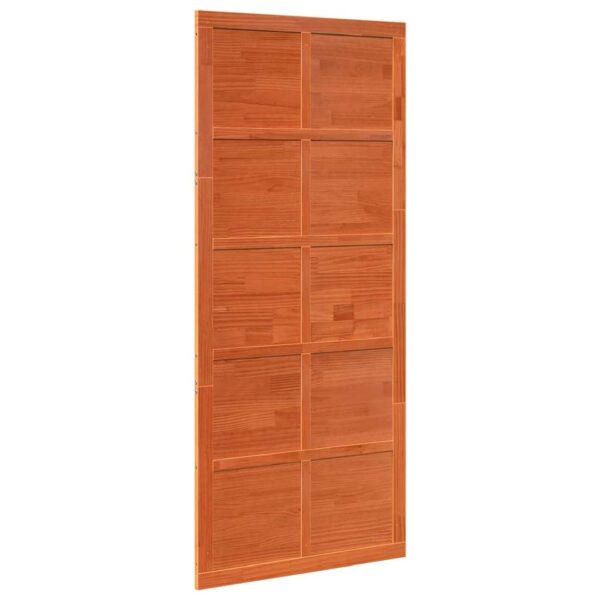 Barn Door Wax brown 90 x 210 cm Solid pine wood