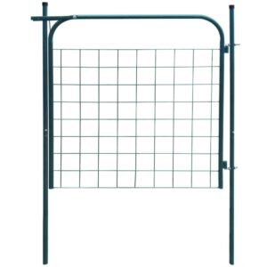 Garden Fence Gate 100x100 cm Green