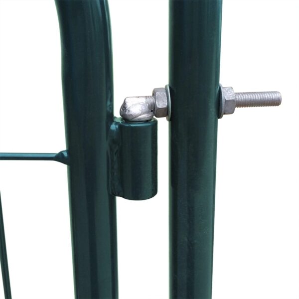 Garden Fence Gate 100x100 cm Green