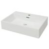8718475519676_a_en_hd_1.jpg Basin with Faucet Hole Ceramic White 60.5x42.5x14.5 cm
