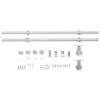 Sliding Door Hardware Kit 183 cm Stainless Steel Silver