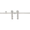 Sliding Door Hardware Kit 183 cm Stainless Steel Silver