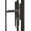 Garden Gate Steel 1x1.5 m Black