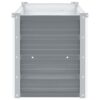 Garden Raised Bed Galvanised Steel 100x40x45 cm Grey