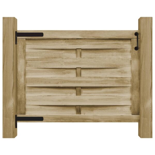 Garden Gate Impregnated Pinewood 100x75 cm Green
