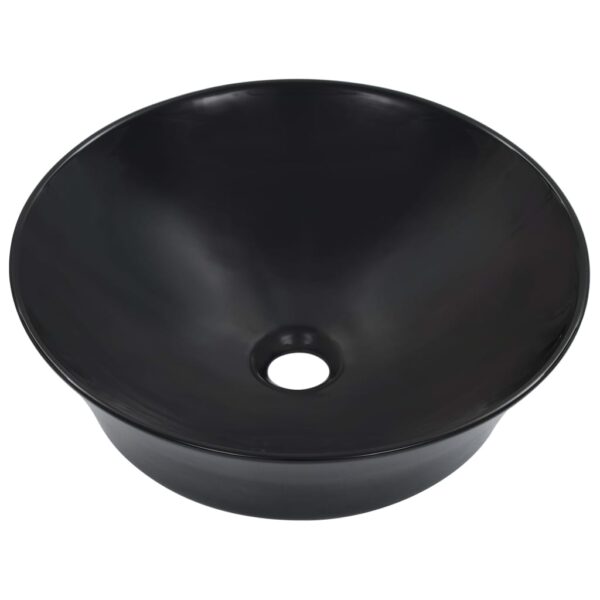 Wash Basin 41x12.5 cm Ceramic Black