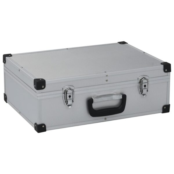8718475730101_a_en_hd_1.jpg Tool Suitcase 46x33x16 cm Silver Aluminium