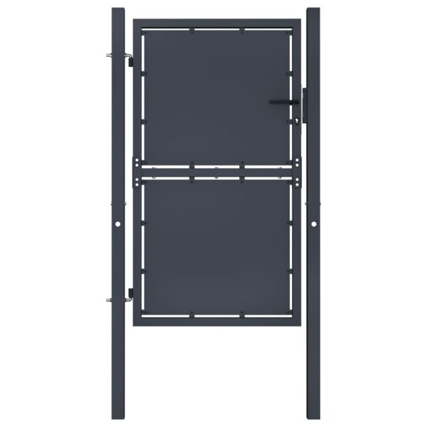 Garden Gate Steel 100x125 cm Anthracite