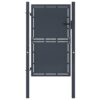 Garden Gate Steel 100x200 cm Anthracite