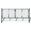 Garden Mesh Gate Fence Door Wall Grille 306x75 cm