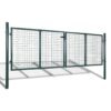 Garden Mesh Gate Fence Door Wall Grille 306x75 cm