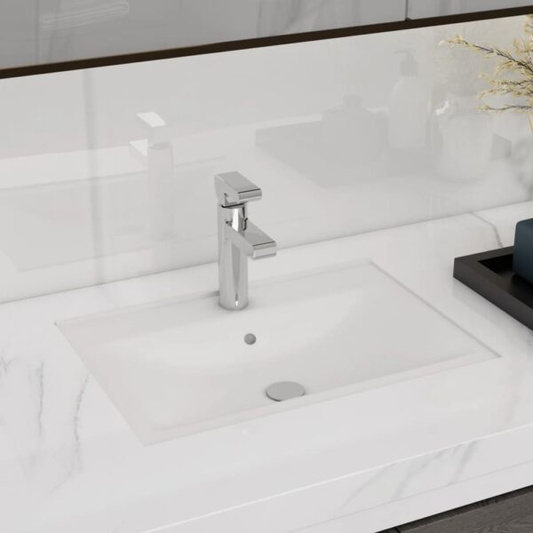 8718475942214_m_en_hd_1.jpg Ceramic Bathroom Sink Basin Faucet/Overflow Hole White Rectangular