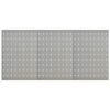 Wall-mounted Peg Boards 3 pcs 40x58 cm Steel