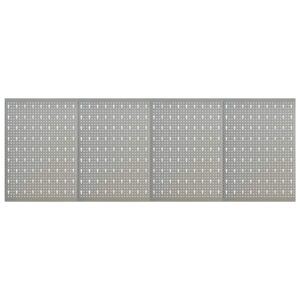 Wall-mounted Peg Boards 4 pcs 40x58 cm Steel