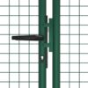 Mesh Garden Gate Steel 390x125 cm Green