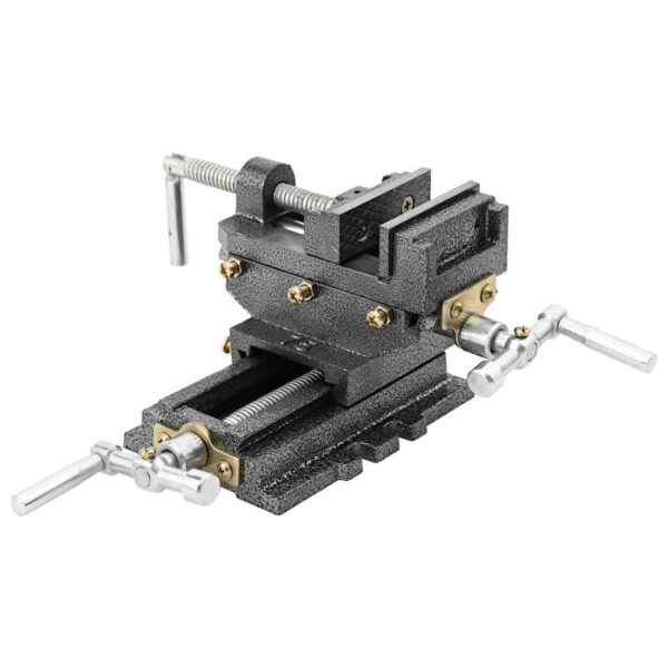 Manually Operated Cross Slide Drill Press Vice 70 mm