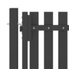 Garden Fence Gate Steel 1x2.5 m Anthracite