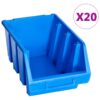 8719883869100_a_en_hd_1.jpg Stacking Storage Bins 20 pcs Blue Plastic