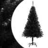 8720286014752_a_en_hd_1.jpg Artificial Christmas Tree with Stand Black 150 cm PVC