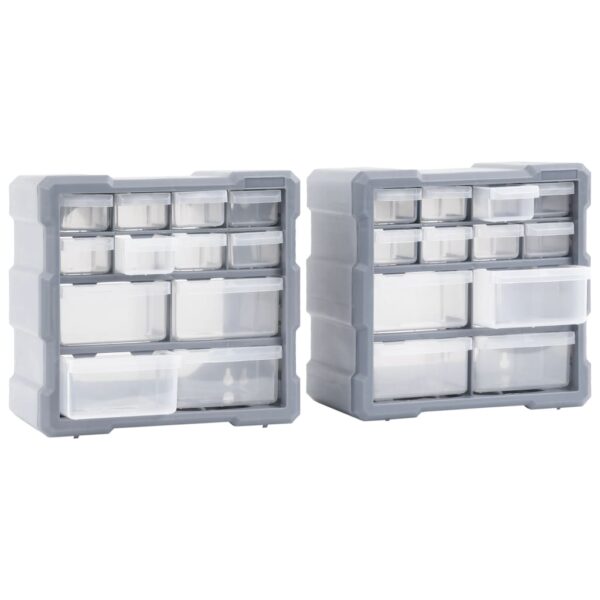 8720286058763_g_en_hd_3.jpg Multi-drawer Organisers with 12 Drawers 2 pcs 26.5x16x26 cm