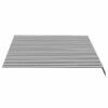 Replacement Fabric for Awning Anthracite and White 3.5x2.5 m