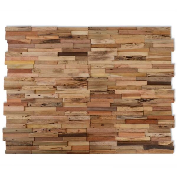 Wall Cladding Panels 10 pcs 1.03 mÂ² Recycled Teak Wood