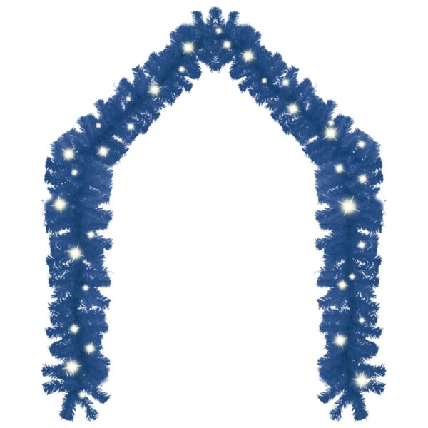 8720286363492_g_en_hd_1.jpg Christmas Garland with LED Lights 10 m Blue