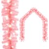 8720286363553_a_en_hd_1.jpg Christmas Garland with LED Lights 10 m Pink