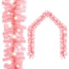 8720286363560_a_en_hd_1.jpg Christmas Garland with LED Lights 20 m Pink