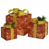 8720286414583_a_en_hd_1.jpg Decorative Christmas Gift Boxes 3 pcs Red Outdoor Indoor