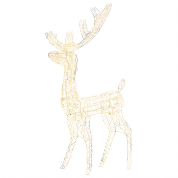 8720286414729_a_en_hd_1.jpg Acrylic Reindeer Christmas Decoration 140 LEDs 120cm Warm White