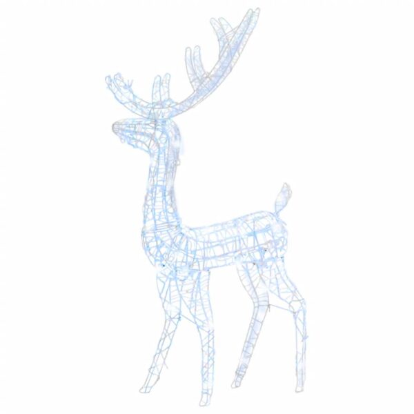 8720286414736_a_en_hd_1.jpg Acrylic Reindeer Christmas Decoration 140 LEDs 120 cm Cold White