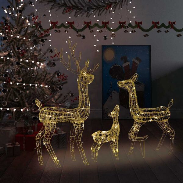 8720286414842_m_en_hd_1.jpg Acrylic Reindeer Family Christmas Decoration 300 LED Warm White
