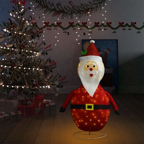 8720286415566_g_en_hd_1.jpg Decorative Christmas Santa Claus Figure LED Luxury Fabric 120cm