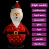 8720286415566_g_en_hd_2.jpg Decorative Christmas Santa Claus Figure LED Luxury Fabric 120cm