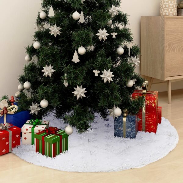 8720286445815_m_en_hd_1.jpg Luxury Christmas Tree Skirt White 90 cm Faux Fur