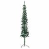 8720287001034_a_en_hd_1.jpg Slim Artificial Half Christmas Tree with Stand Green 150 cm
