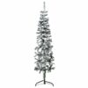 8720287001089_a_en_hd_1.jpg Slim Artificial Half Christmas Tree with Flocked Snow 150 cm