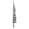 8720287001089_g_en_hd_2.jpg Slim Artificial Half Christmas Tree with Flocked Snow 150 cm