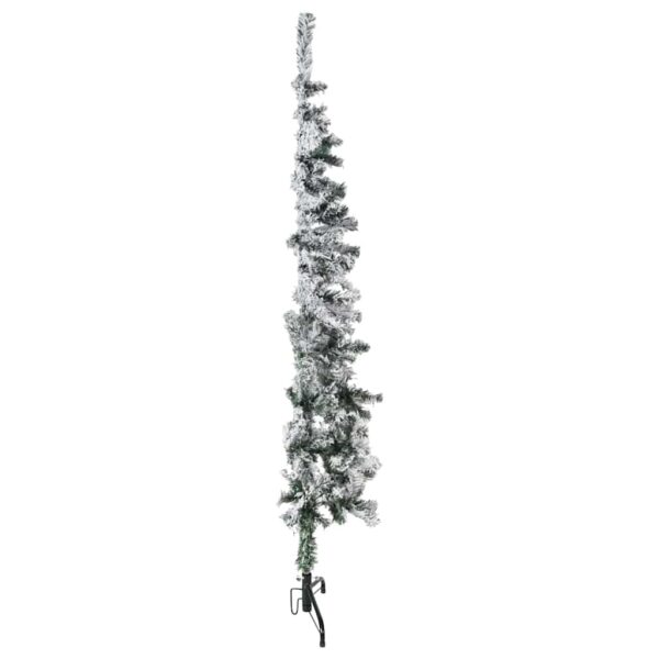 8720287001089_g_en_hd_2.jpg Slim Artificial Half Christmas Tree with Flocked Snow 150 cm