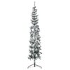 8720287001102_a_en_hd_1.jpg Slim Artificial Half Christmas Tree with Flocked Snow 210 cm