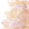 Artificial Christmas Tree with Iridescent Tips White 240 cm PVC