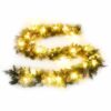 8720287068341_a_en_hd_1.jpg Christmas Garland with LED Lights Green 5.2 m PVC