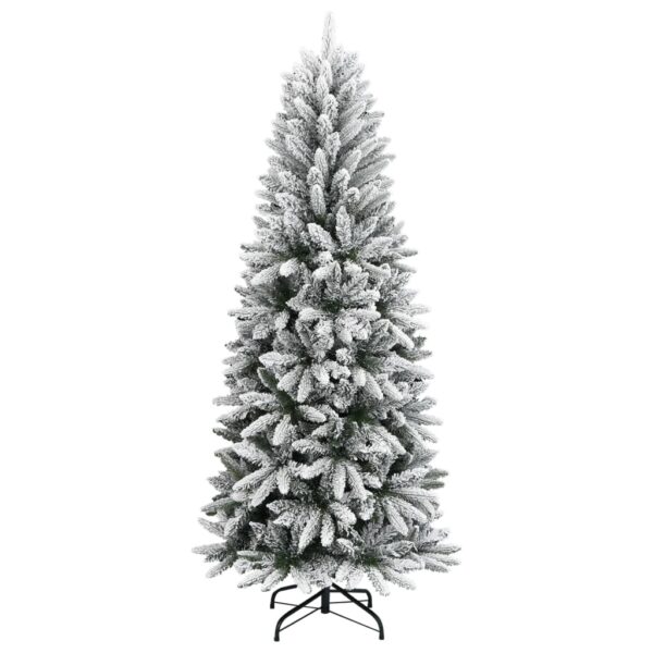 Artificial Christmas Tree with Flocked Snow 120 cm PVC&PE